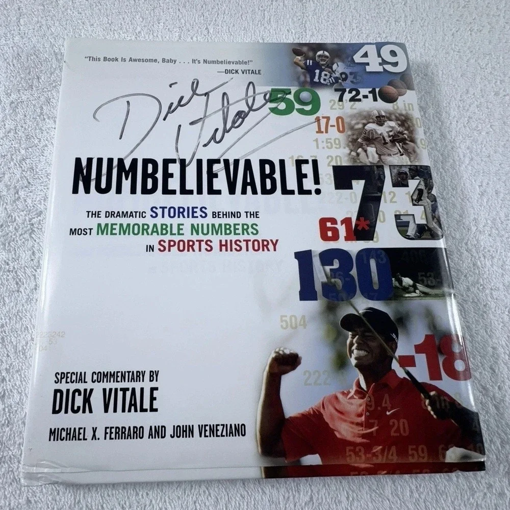 Numbelieable Dick Vitale Signed Hardcover (2008)‎